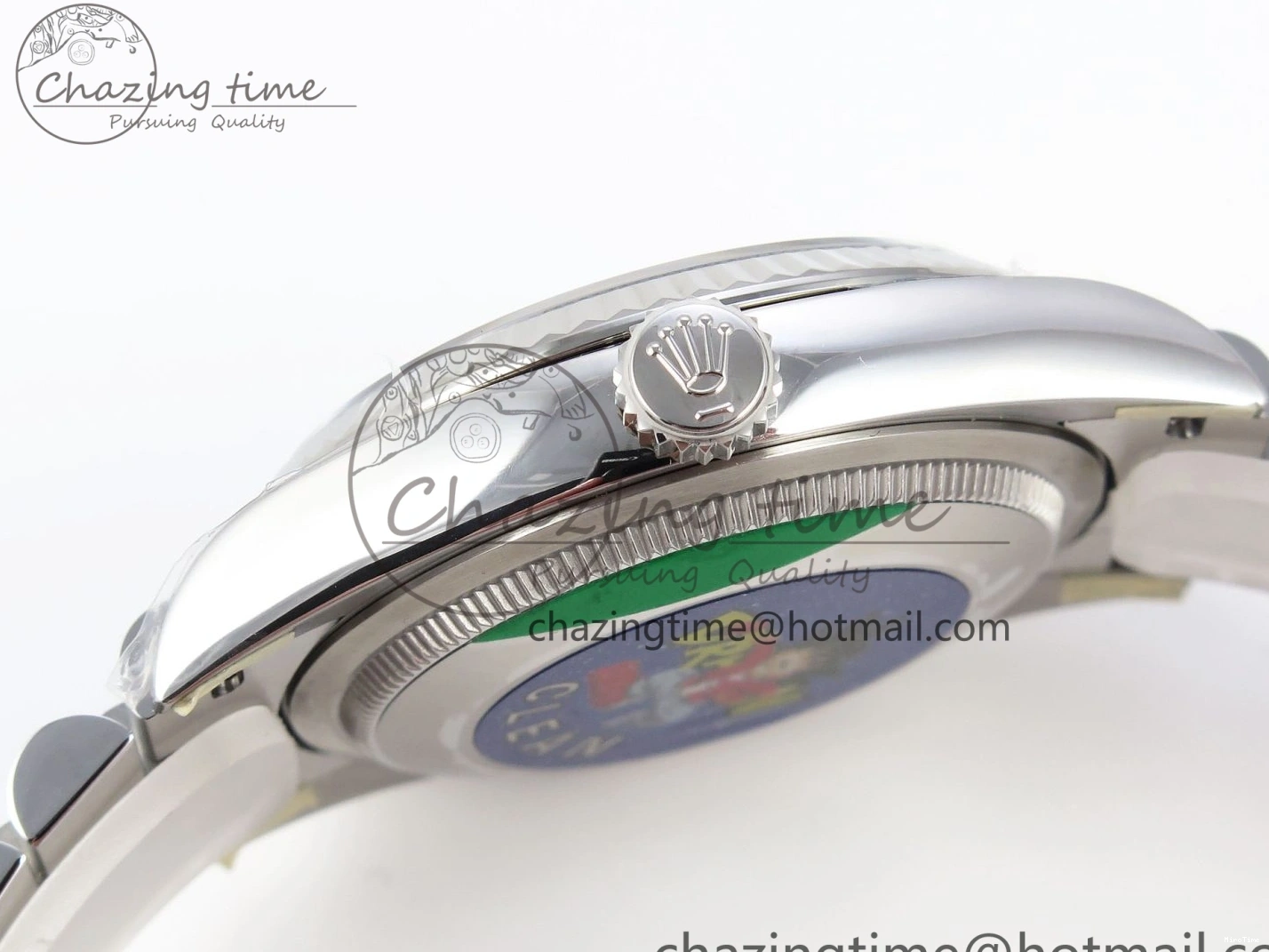 MiroTime 0224 RelaxedFit DateJust 36 126234 Clean 1:1 Best Edition 904L Steel Green Leaf Diamonds Dial on Jubilee Bracelet VR 1975